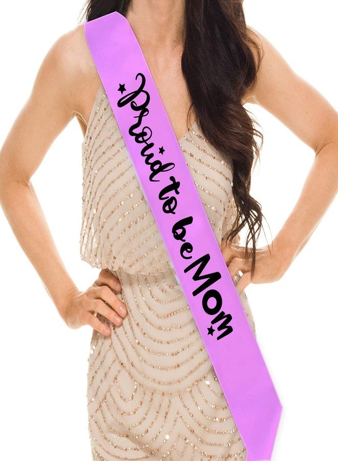 Hubops Proud to be mom and Proud to be dad Sash & dad and mom to be sash for Party Decoration Combo Pack (Blue n Pink Proud to be mom n dad) - Image 3